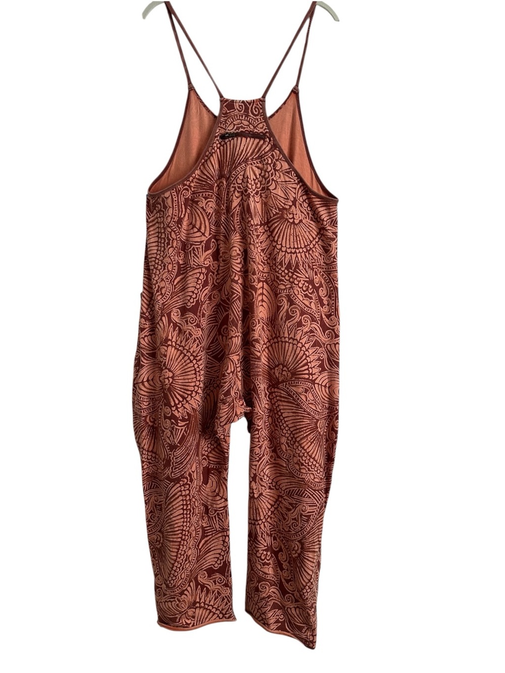 Free People FP Movement Hot Shot Amber Combo Rare Printed Onesie Jumpsuit S - Picture 5 of 16